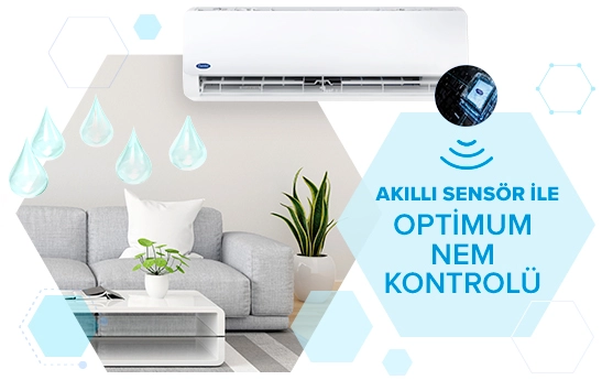 Klima bakımında kolaylık, hızlı montaj ve uzun ömür sağlayan gelişmiş teknolojiler kullanılıyor.