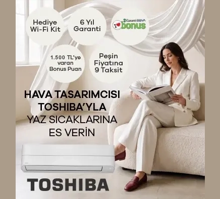 Hava Tasarımcısı Toshiba'yla Yaz Sıcaklarına Es Verin